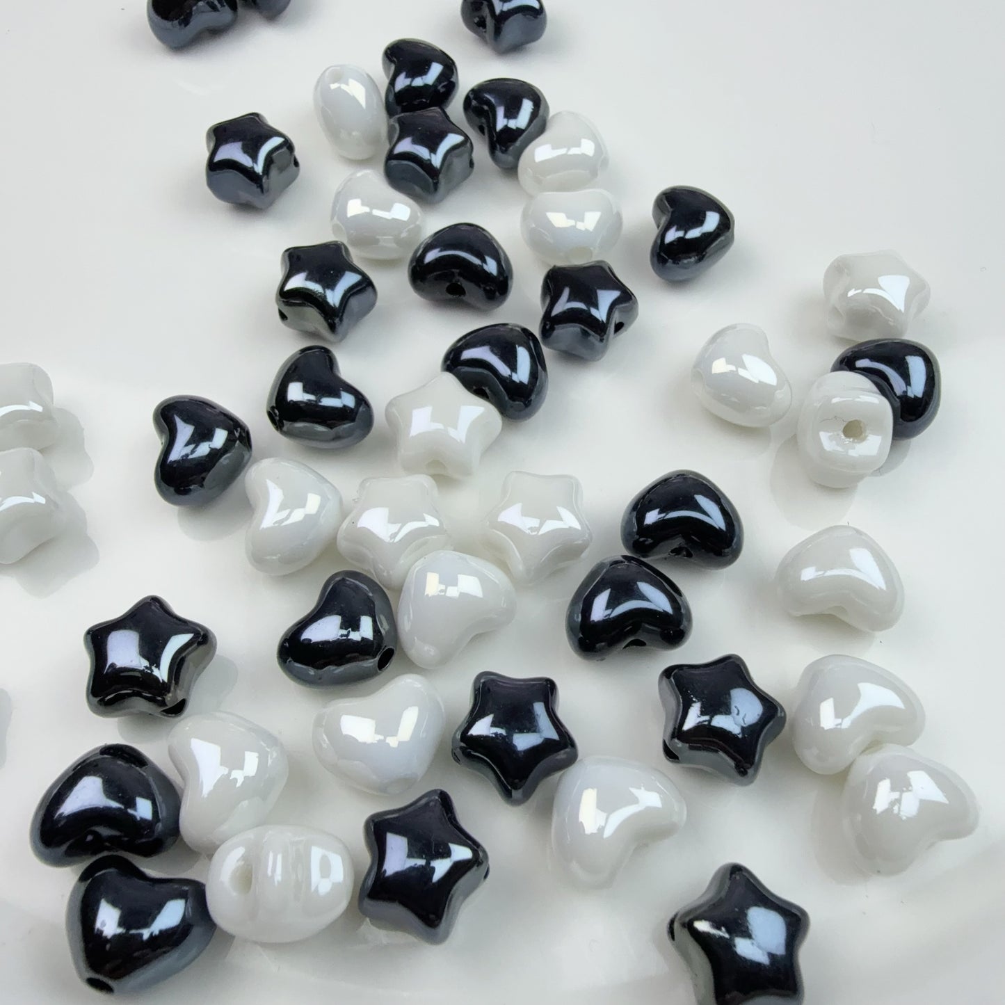 0 0今日新作 ツヤツヤ星＆ハート混ぜ(0224)