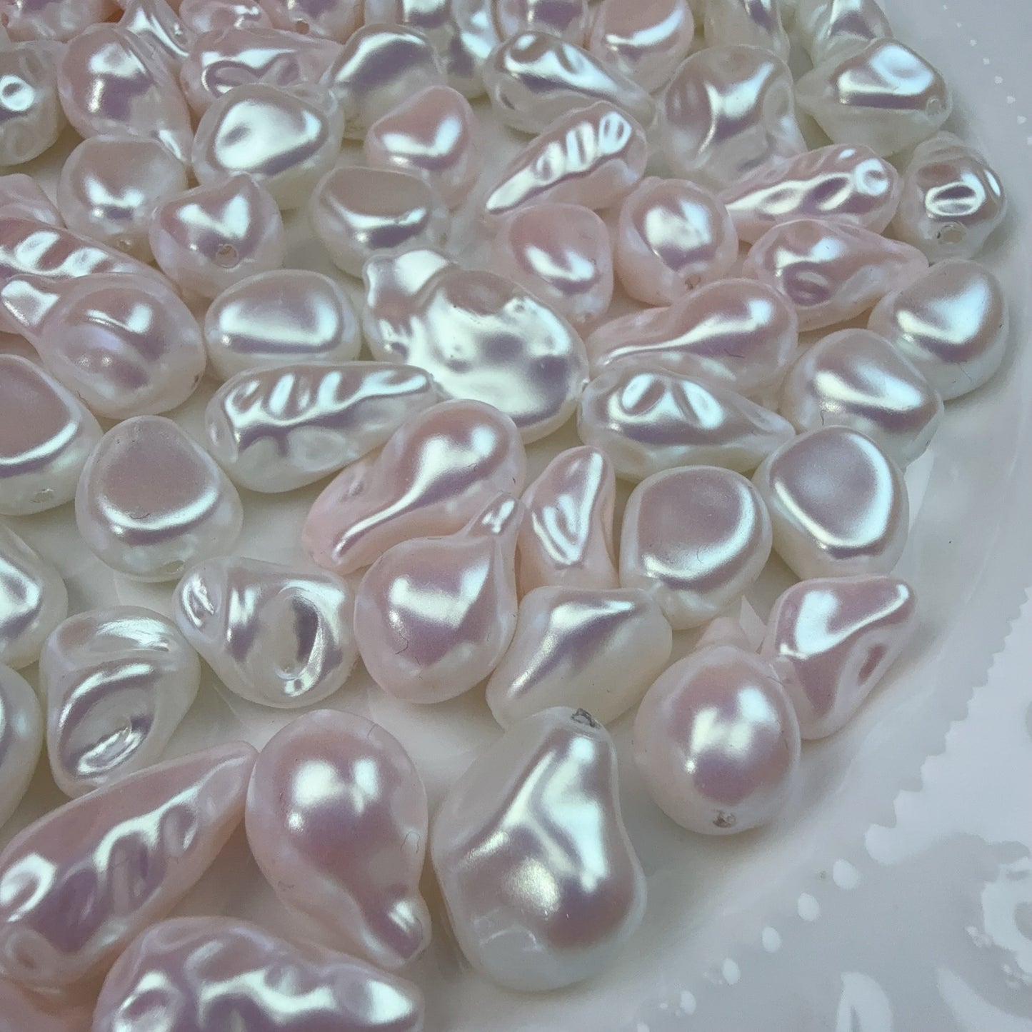 0 0今日新作 パールバロックー白ピンク(0729)