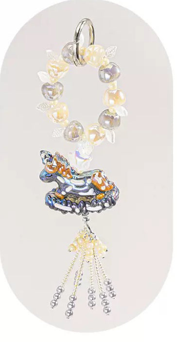 2-J 油絵手描きユニコーン 树脂（0606）