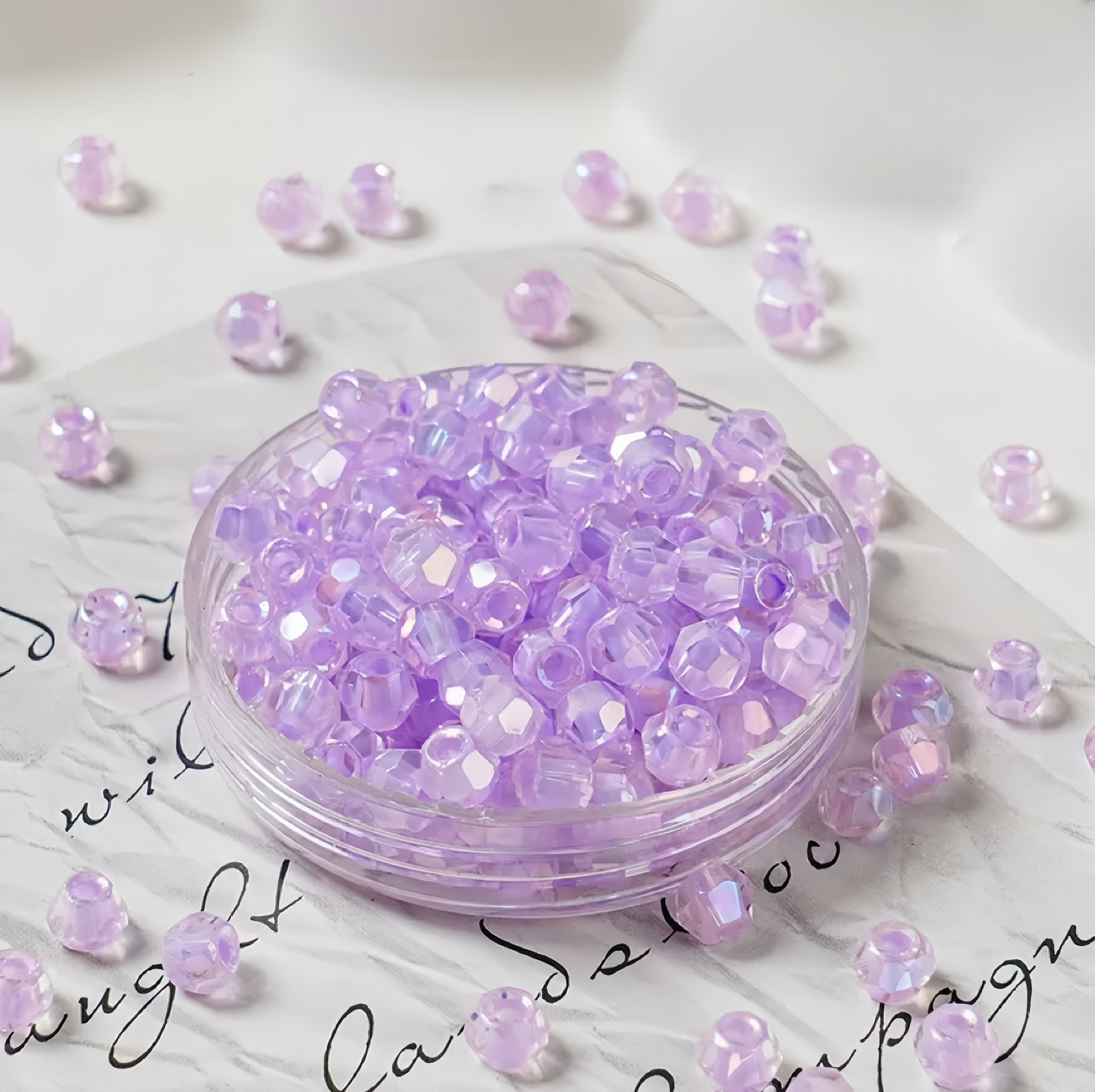 0 0今日新色 キラキラ菱形カット シードビーズ チビビーズ(0614)