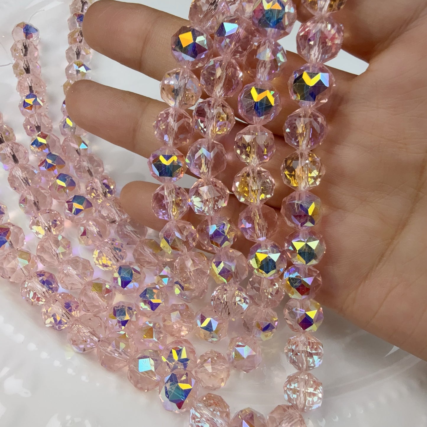 0 0今日新作 花ボールカット-単色10ミリ(0528)