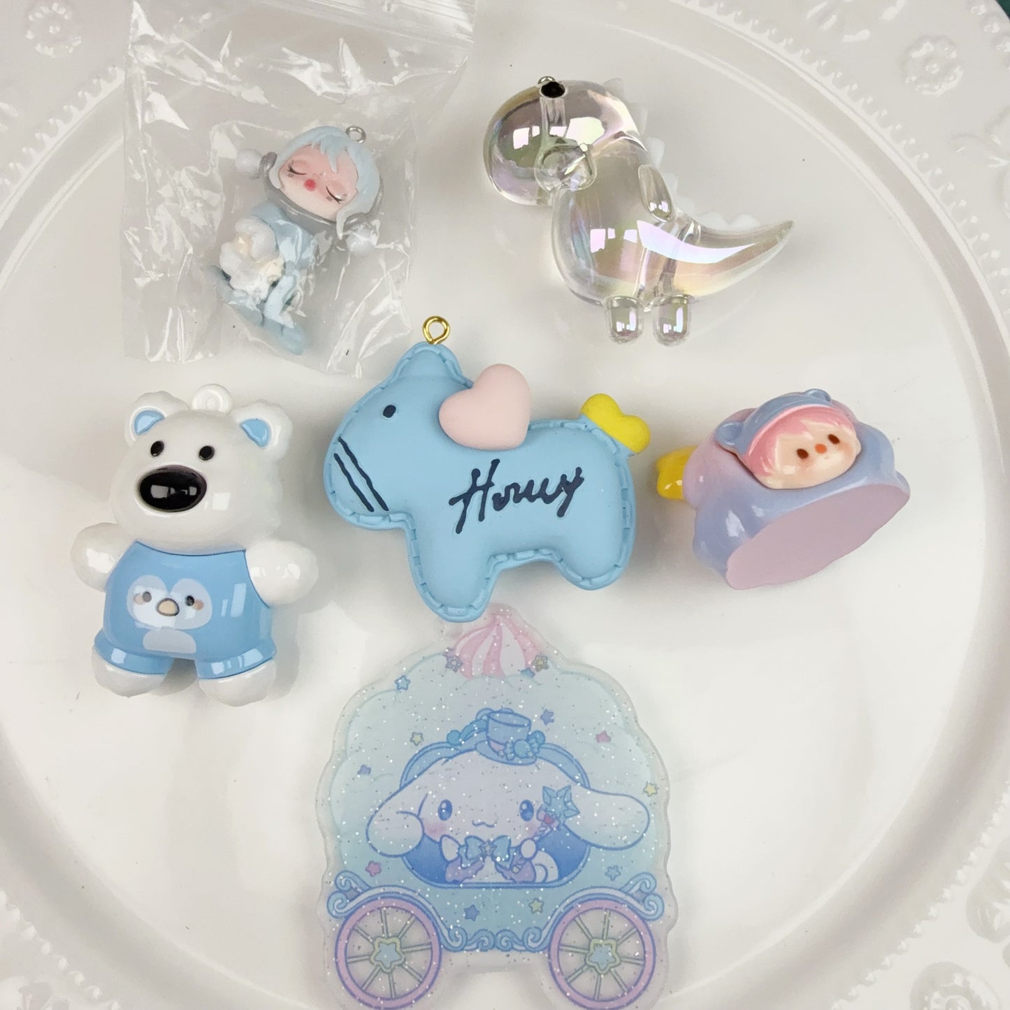 0 0今日新作 雪が降った 大きなパーツは容量以外 アクリル混ぜ(1218)