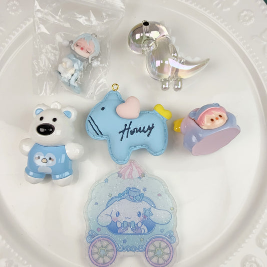 0 0今日新作 雪が降った 大きなパーツは容量以外 アクリル混ぜ(1218)