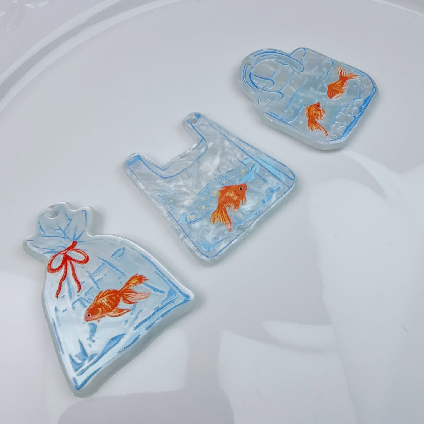 0 0今日新作 金魚プレート(0507)
