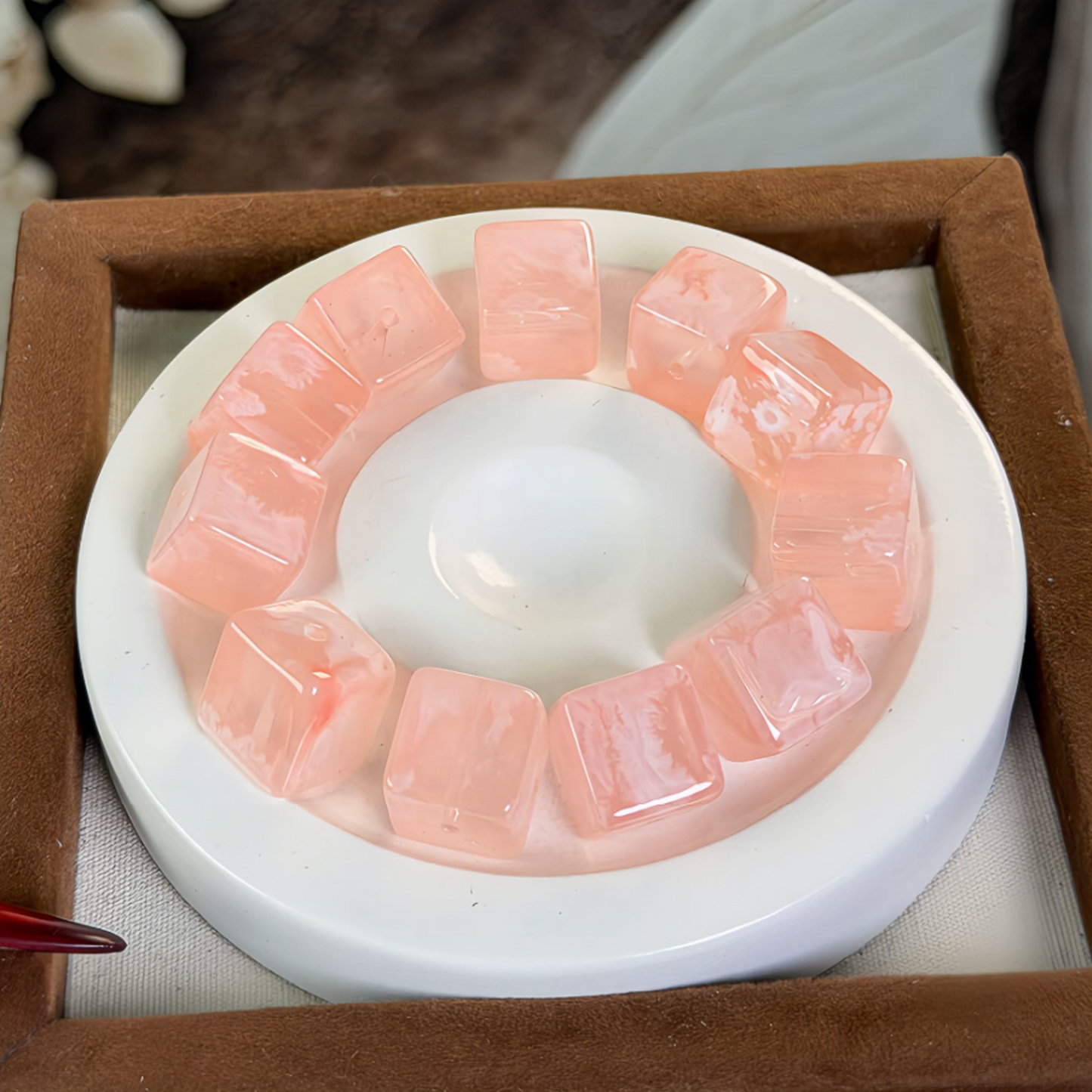 0 0今日新作 ゼリー ガラスキューブ (0124)