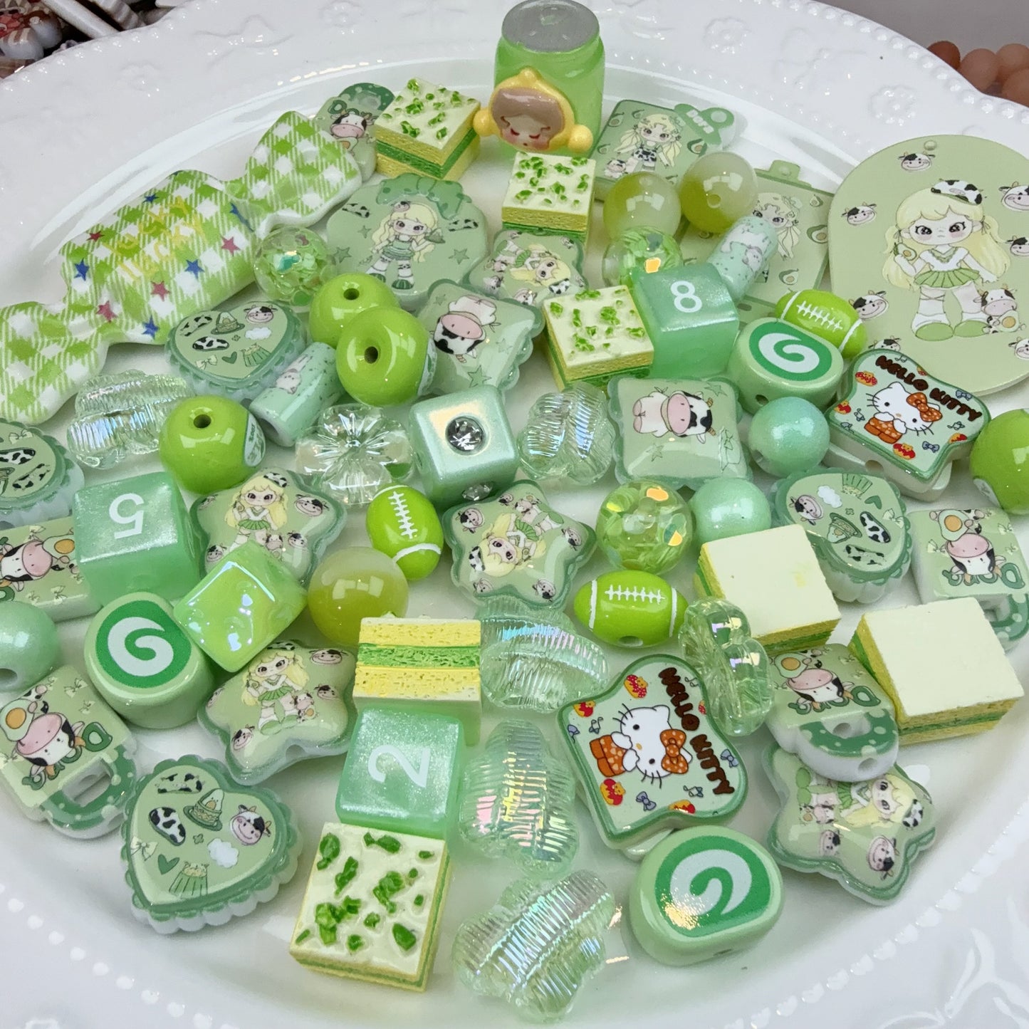 0 0今日新作 アボカド アクリル混ぜ(1020)