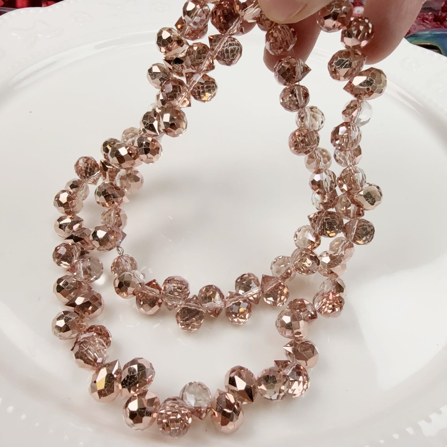 0 0再入荷 ローズシャンパンメッキー苺＆斜めキューブ(0102)