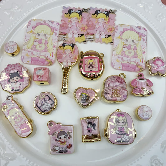 0 0今日新作 女子会 金ベース アクリル混ぜ(1112)