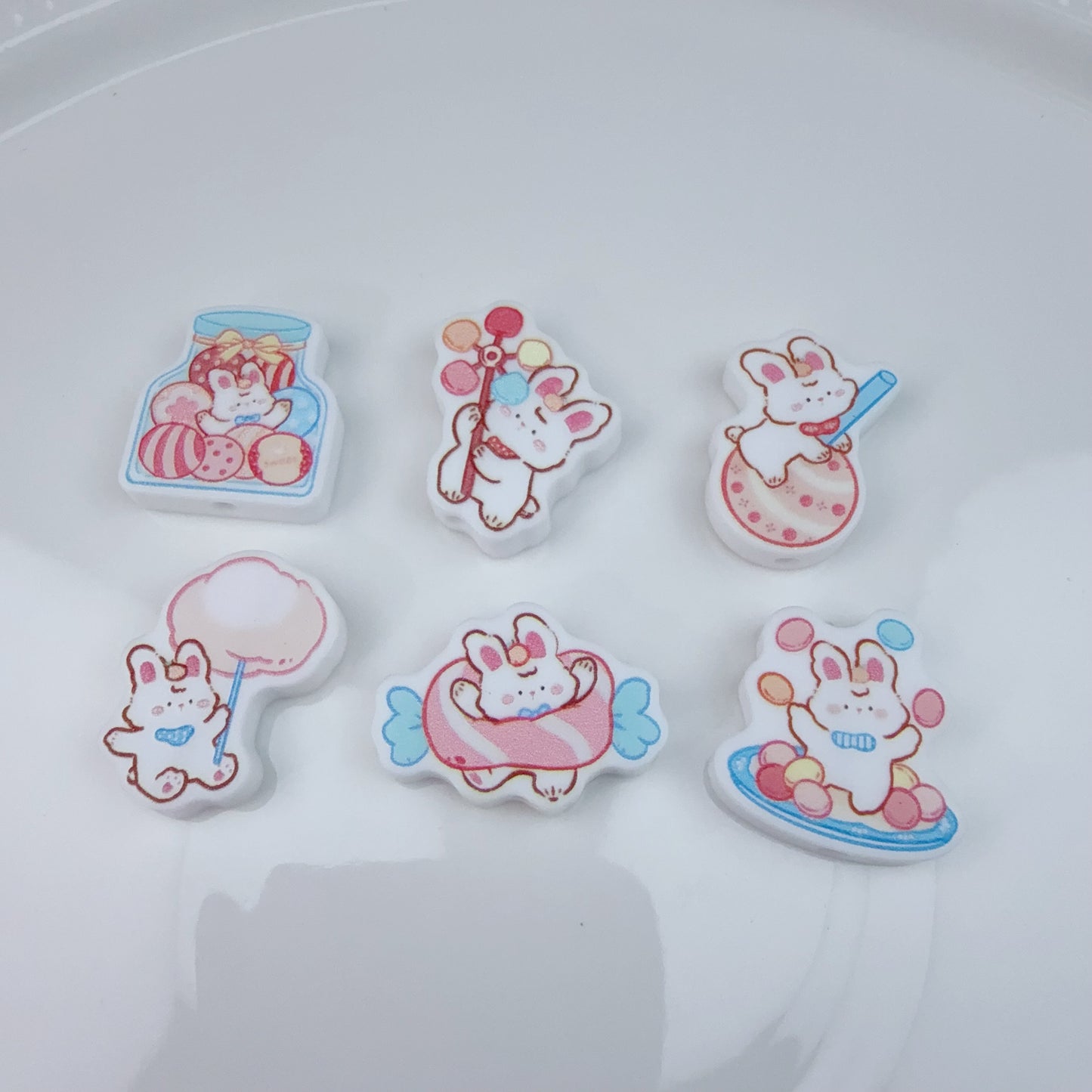 0 0今日新作 うさぎプレート(0413)