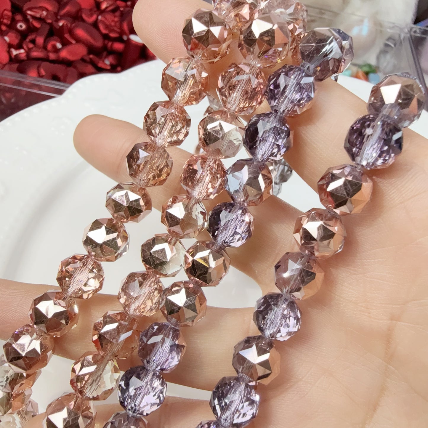 0 0今日新作 ローズシャンパンメッキー10ミリ(1215)