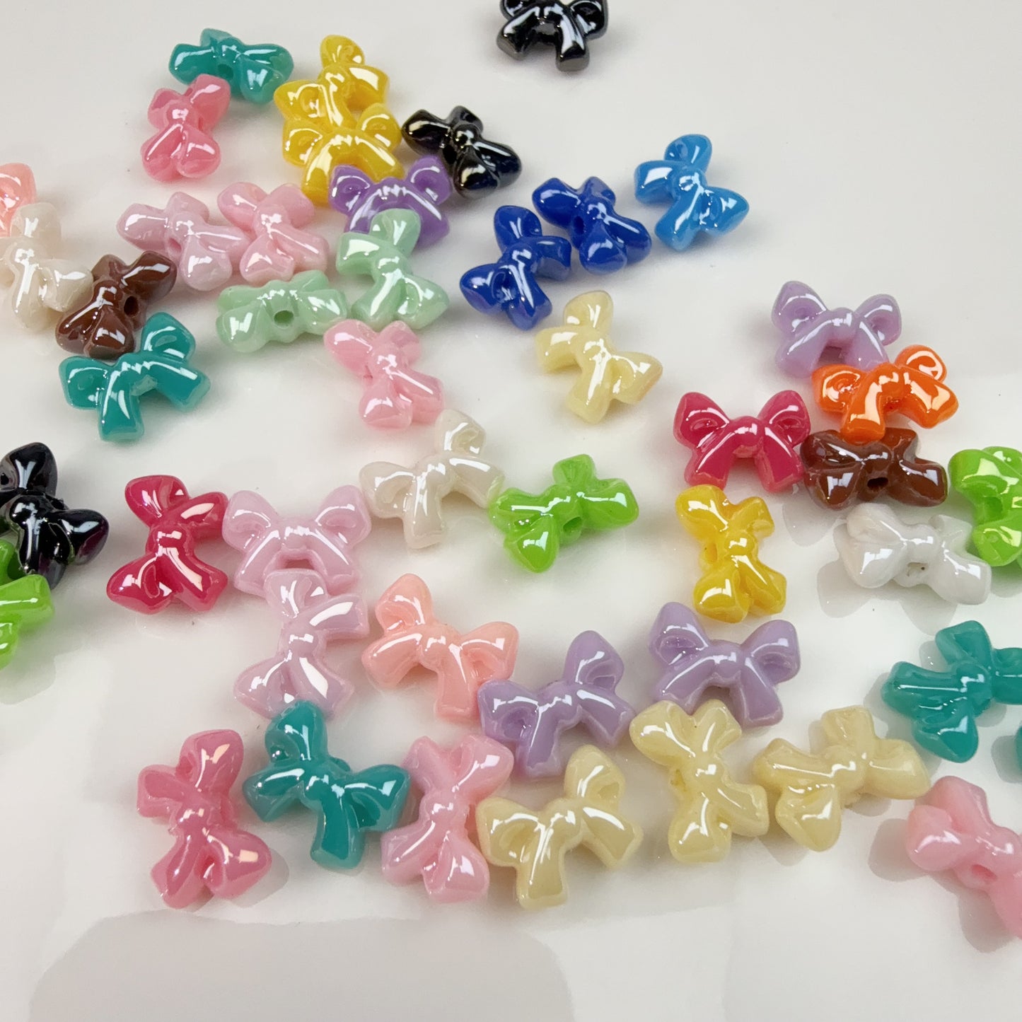 0 0今日新作 ツヤツヤチビリボン アクリル（0104）