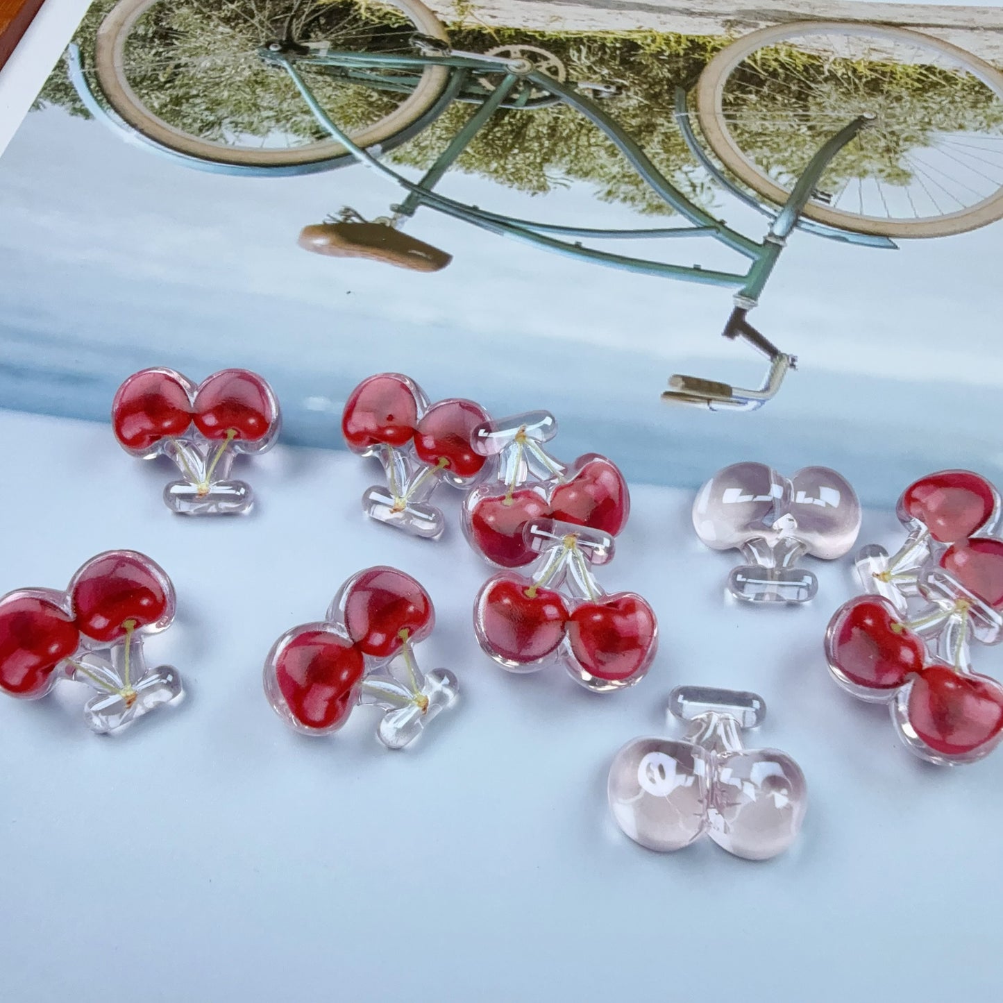 0 0第二ロット クリア赤さくらんぼ（0707）