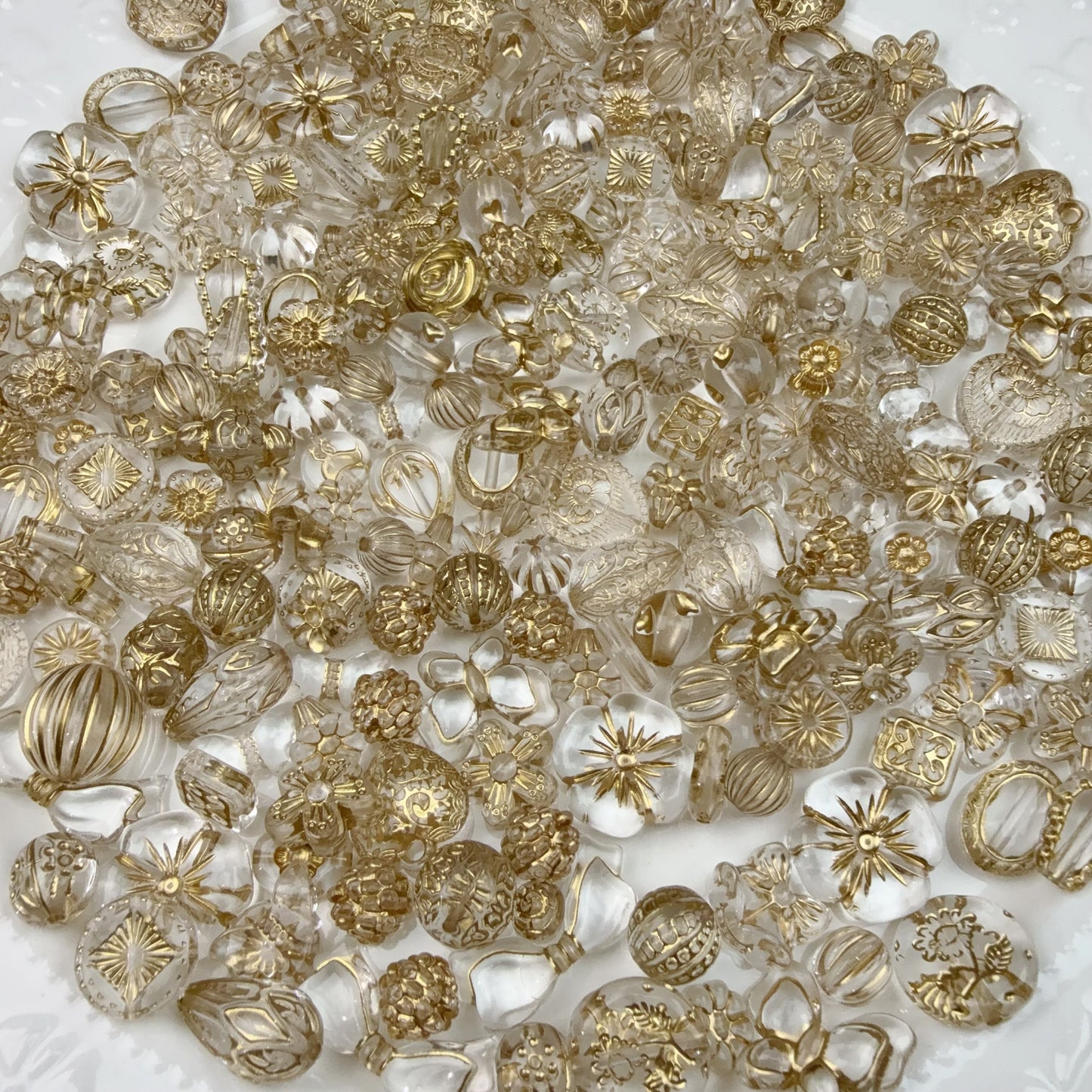 0 再入荷 アクリルバロックークリア金描き(0519)