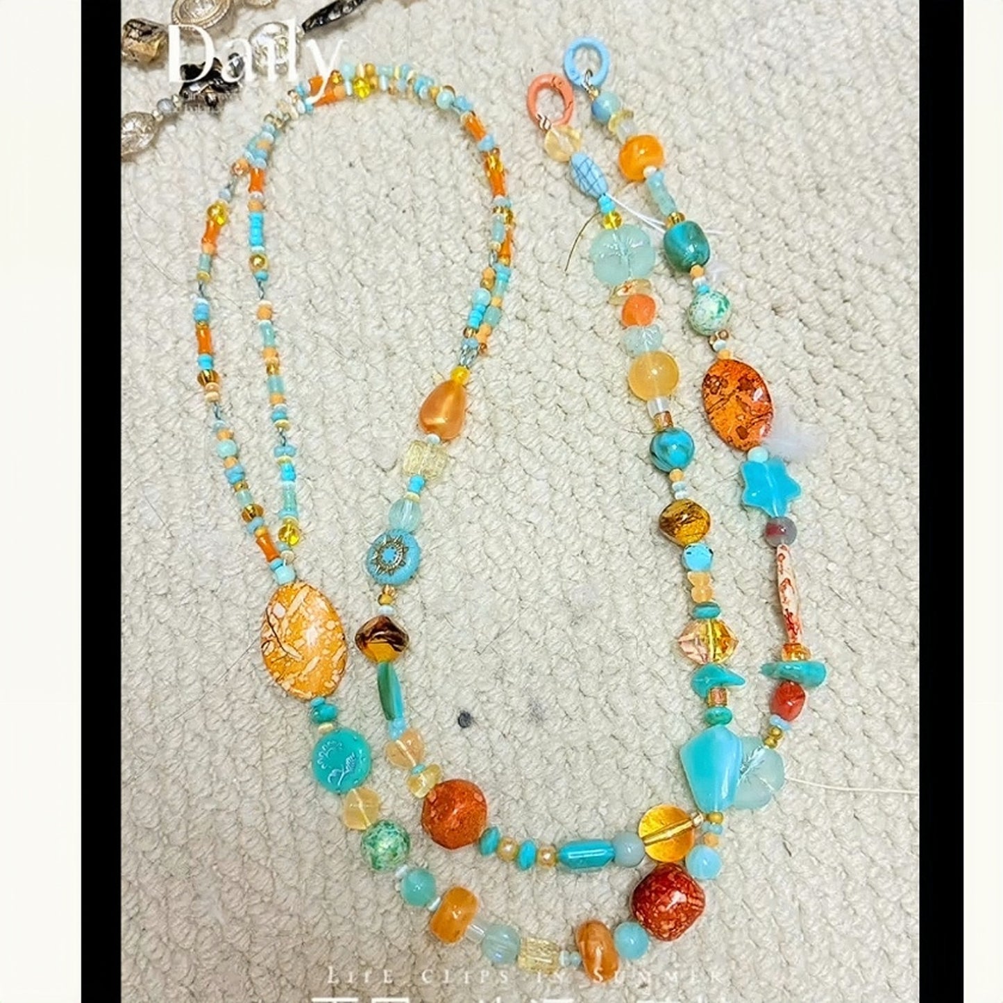 0 0今日新作 オレンジラムネ3ー色コントラスト(1005)