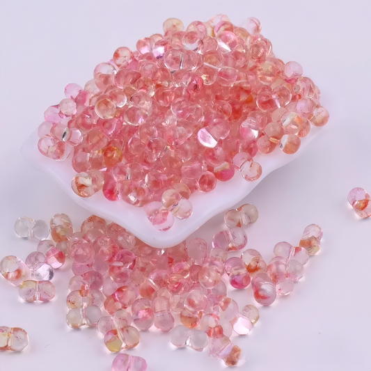 0 0今日新作 2×4ミリチビピンクピーナッツ (0116)