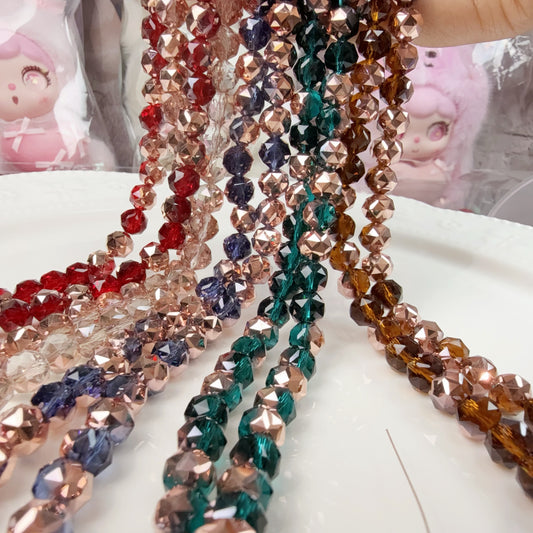 0 0今日新作 ローズシャンパンメッキー8ミリ(1215)