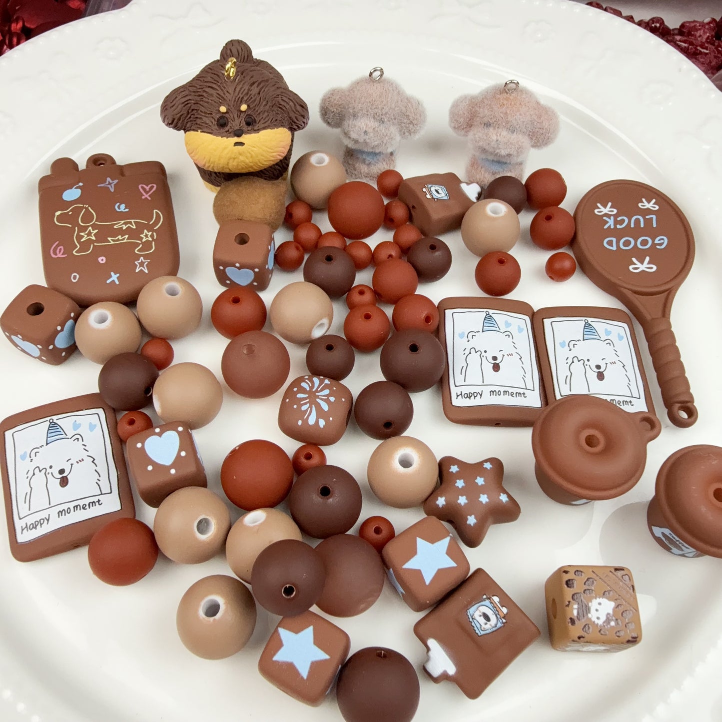 0 0今日新作 ワンコ 高級マット加工 質感最高 アクリル混ぜ(1222)