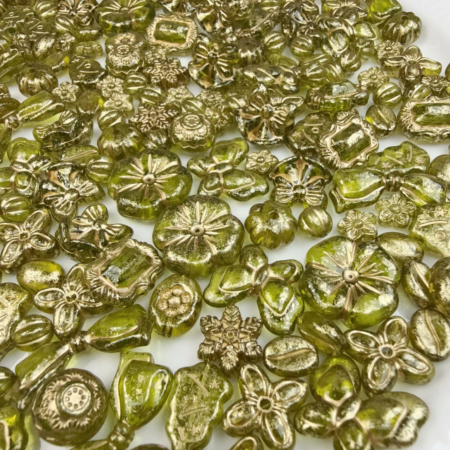 0 0今日新作 アクリルバロックー抹茶金(0702)