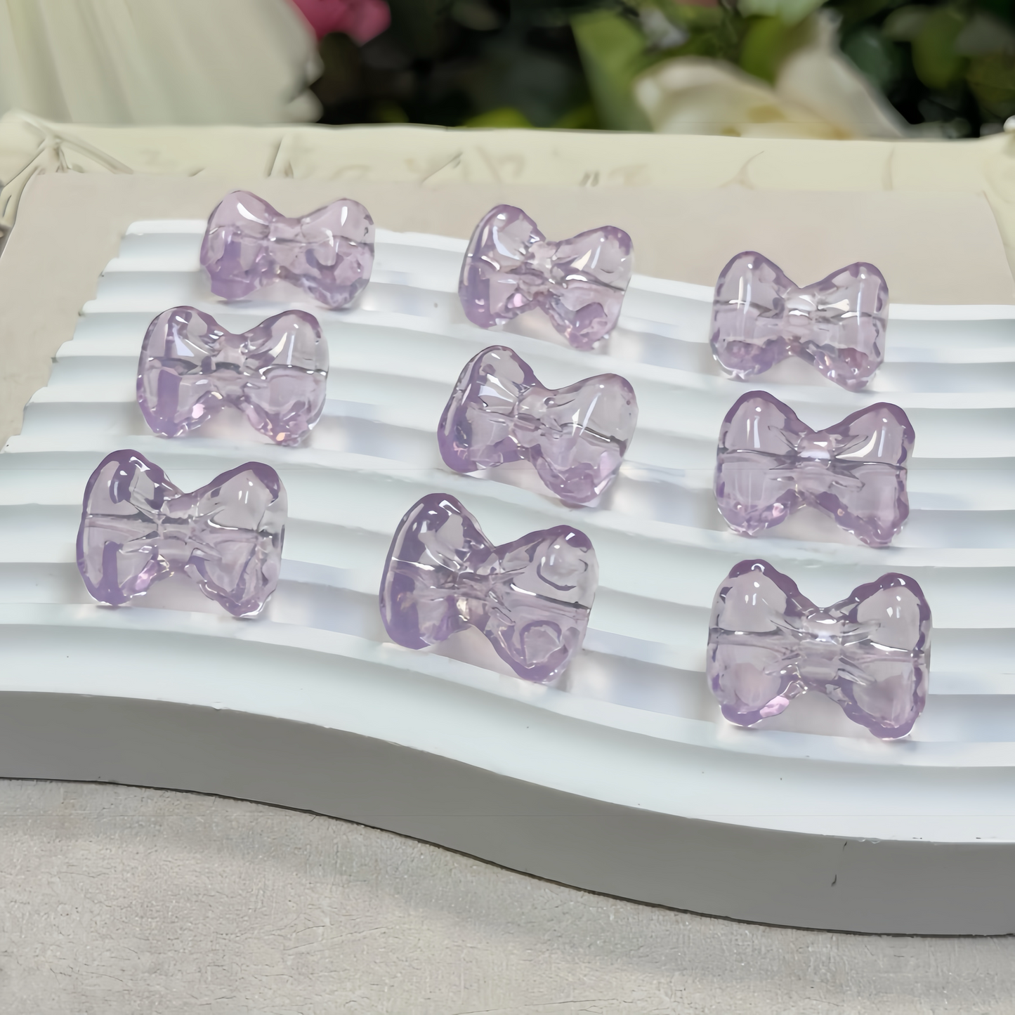 0 0今日新作 ガラスリボン(0614)