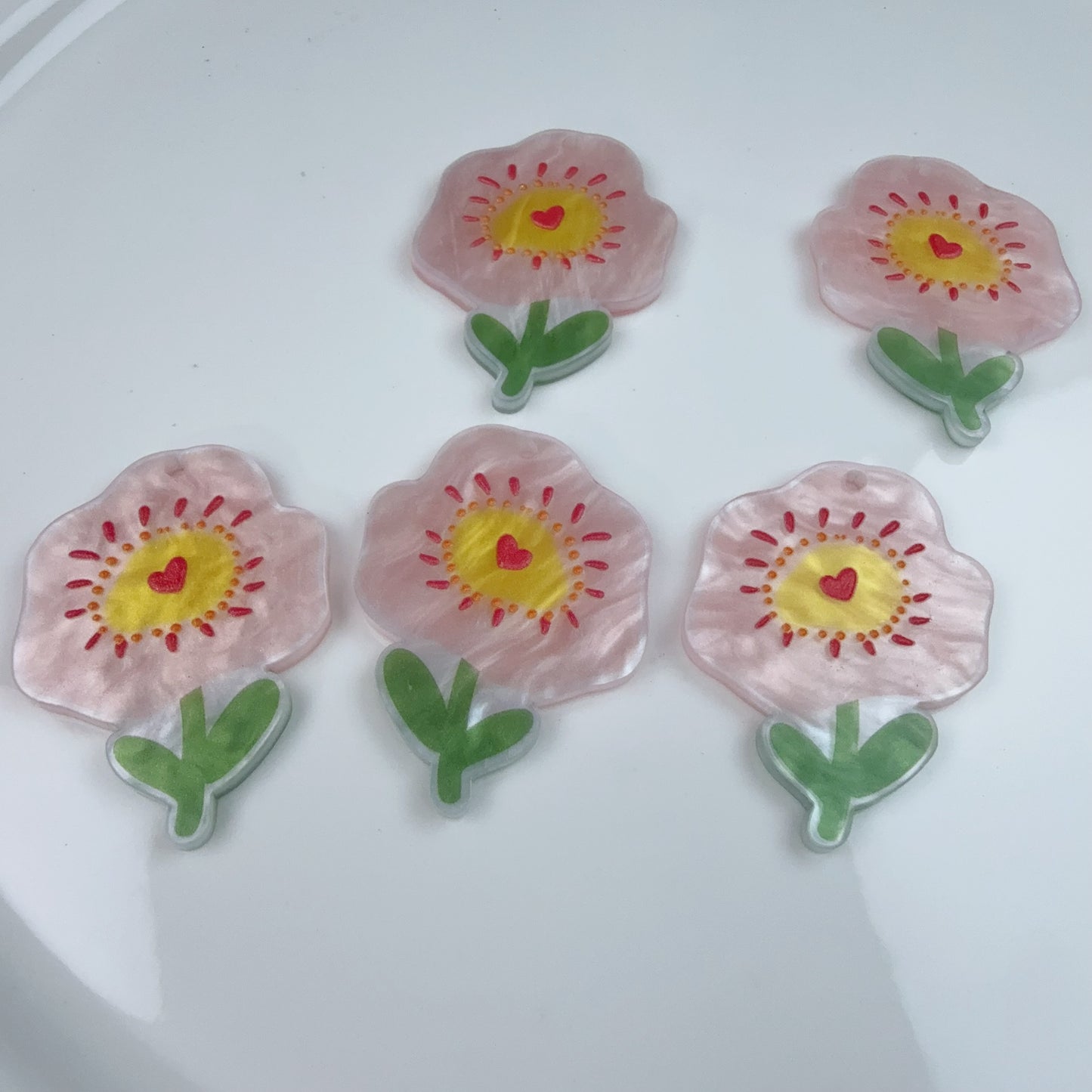 0 0今日新作 フラワープレート（0810）