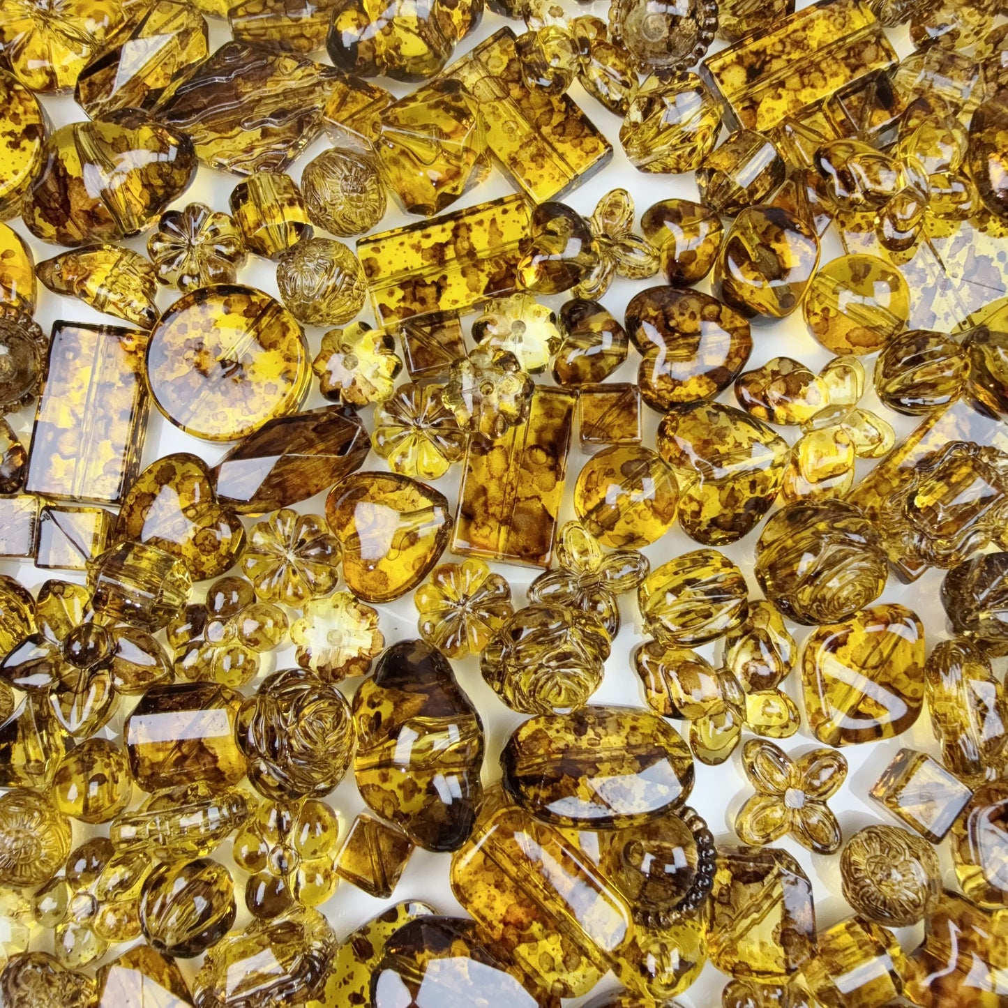 0 0今日新作 超クリアまだら アクリル混ぜ (1130)