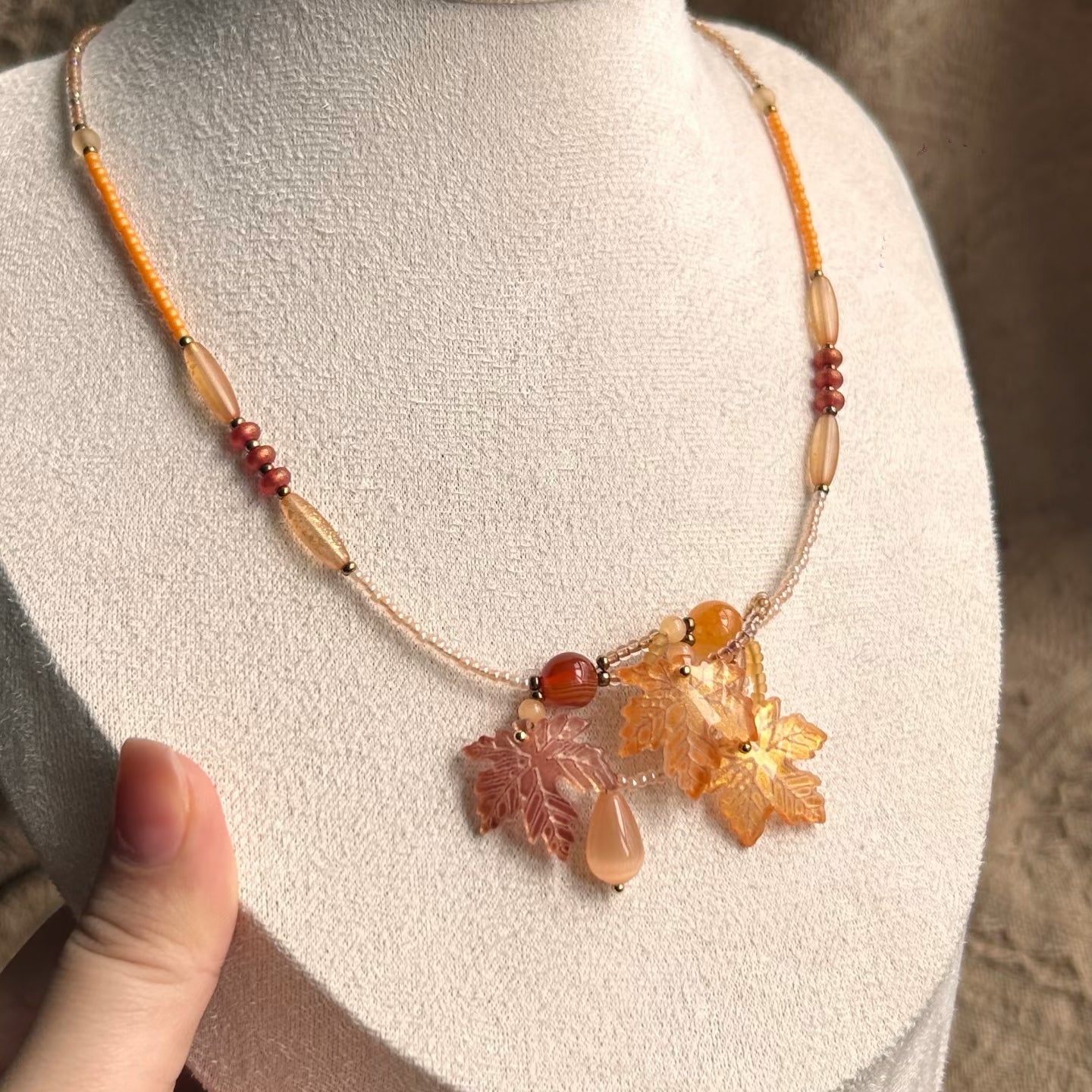 0 0再入荷  ガラスもみじ（0915）