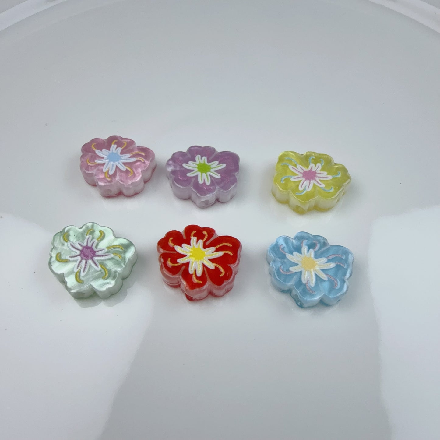 0 0今日新作 カラー花 板材（0707）