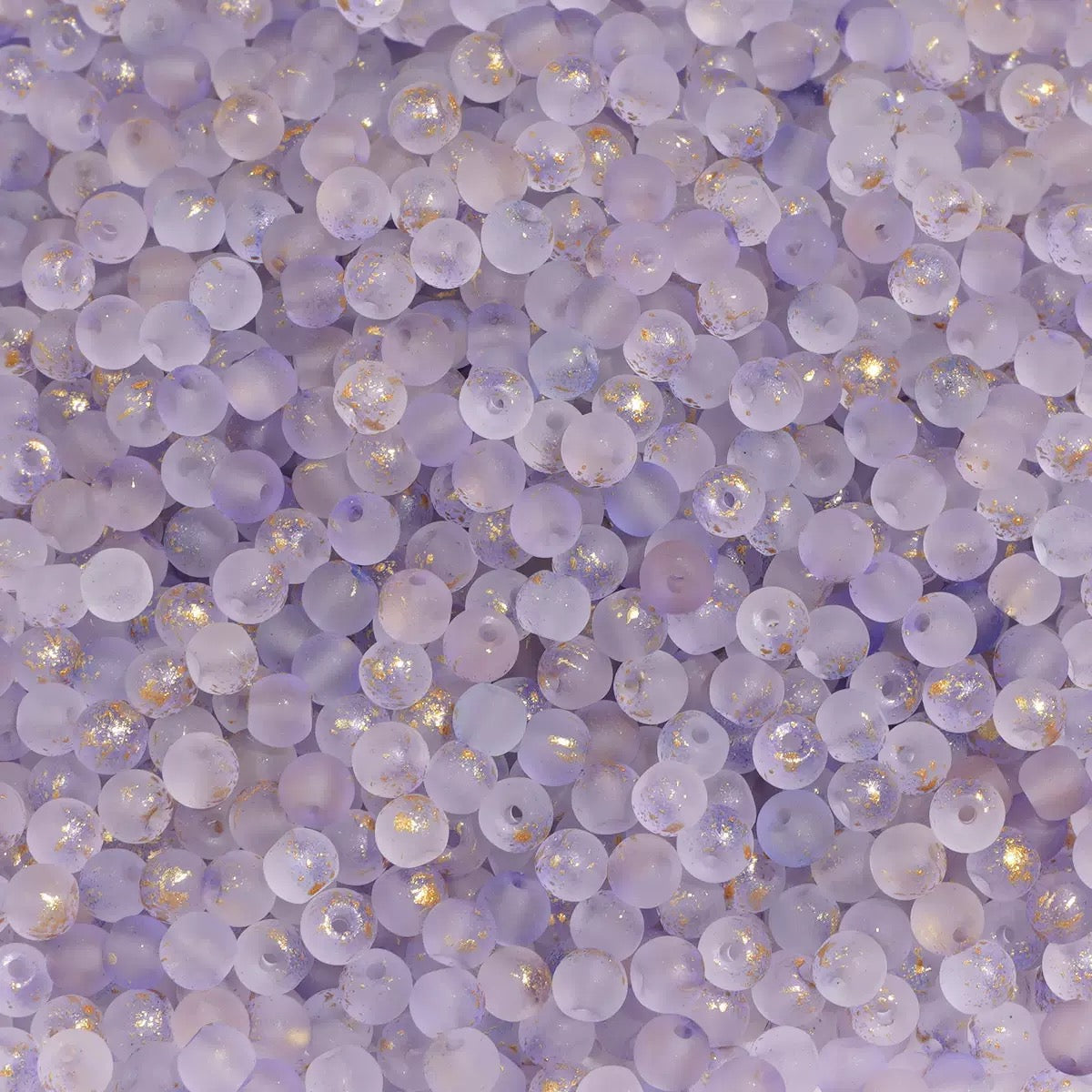 0 0今日新作 金撒きフロストラウンドシードビーズ チビビーズ(0117)