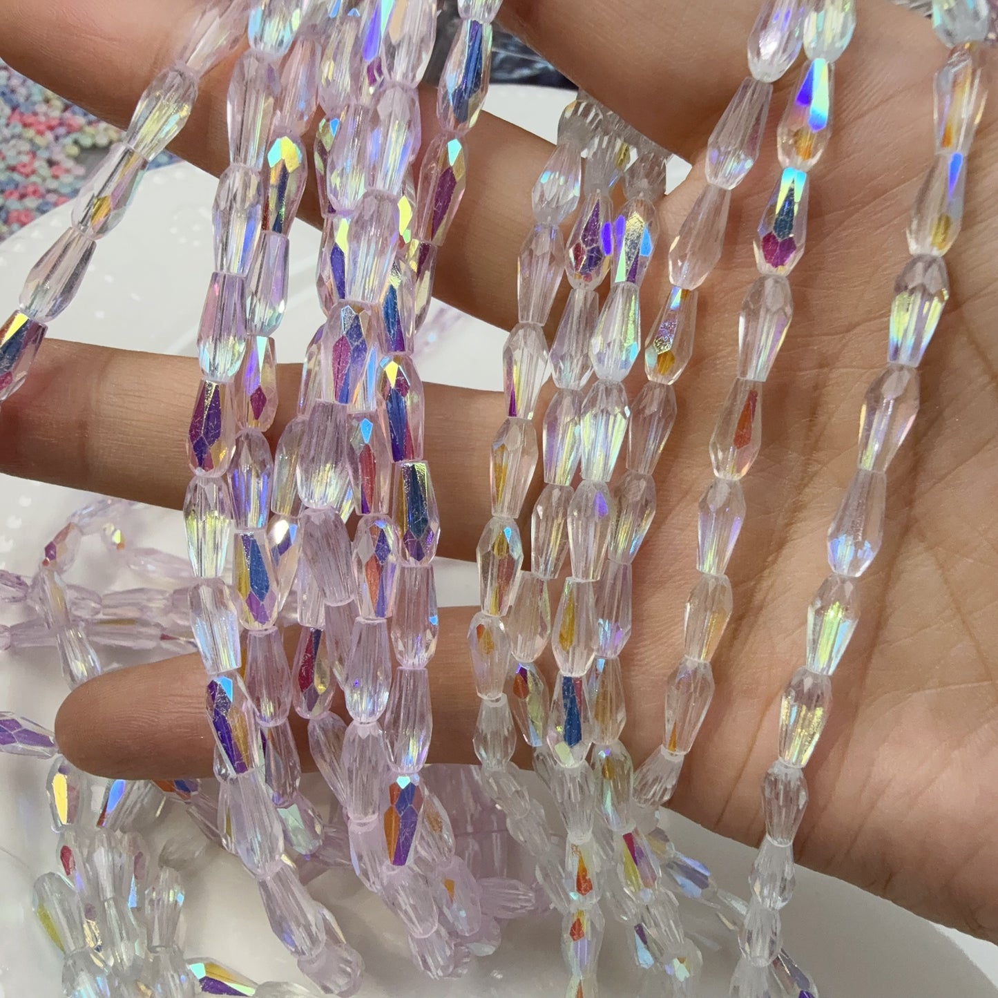 ０ 0今日新作 長雫カット-4×9ミリ(0924)