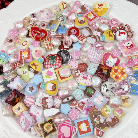 0 0今日新作 可愛い集合3 アクリル混ぜ(0120)