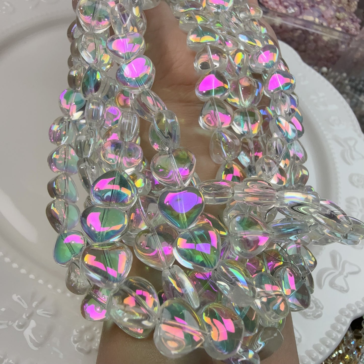 0 0今日新作 ツヤツヤハート−10ミリ（0924）