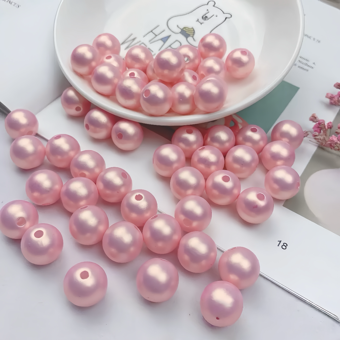 0 0今日新作 単色パール色ビーズ-8ミリ(0601)