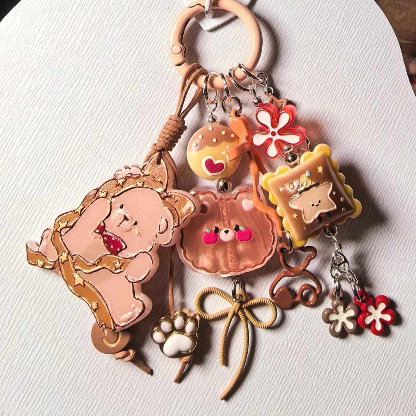 0 0今日新作 ツヤツヤ不規則クリアお花(0308)