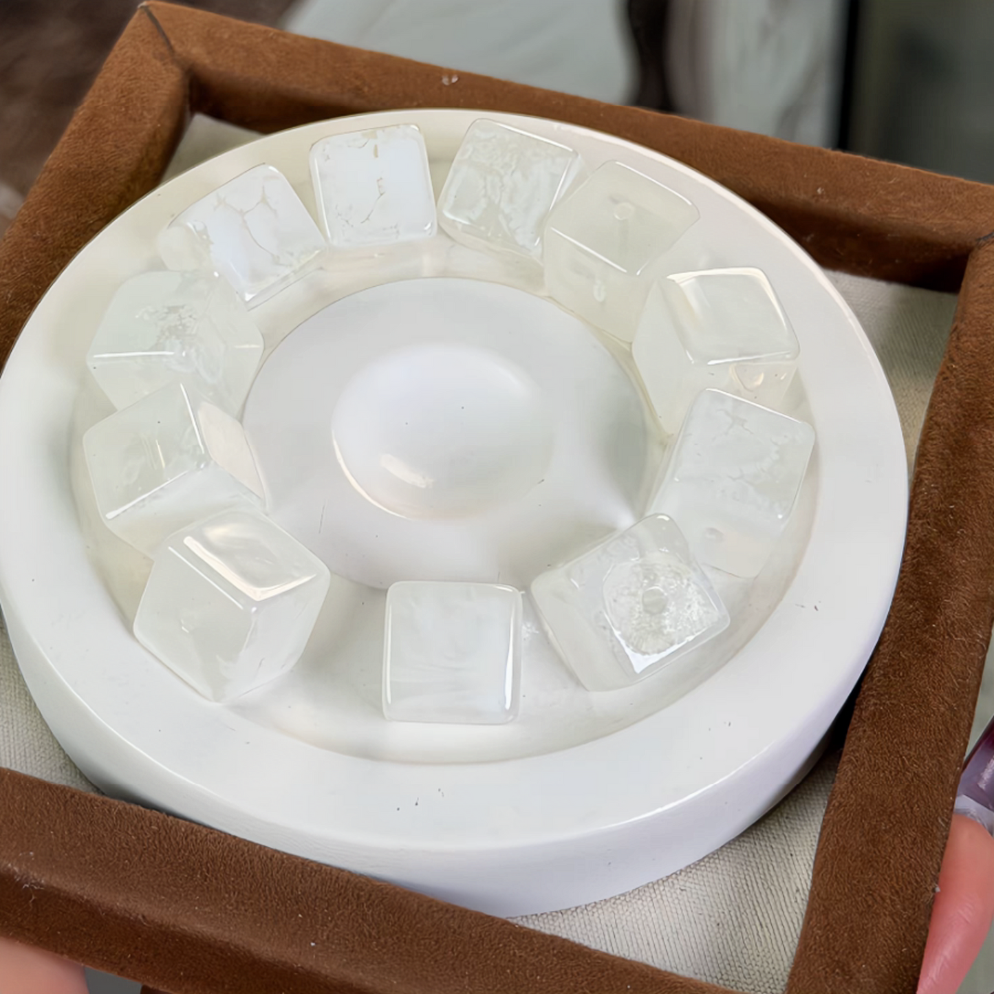 0 0今日新作 ゼリー ガラスキューブ (0124)