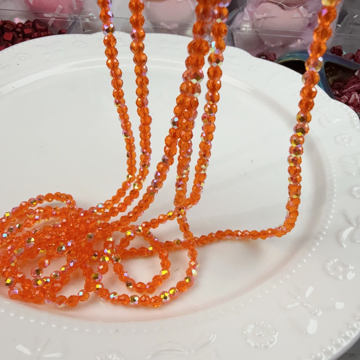 0 0今日新作 メッキキラキラ4ミリー連材(1211)