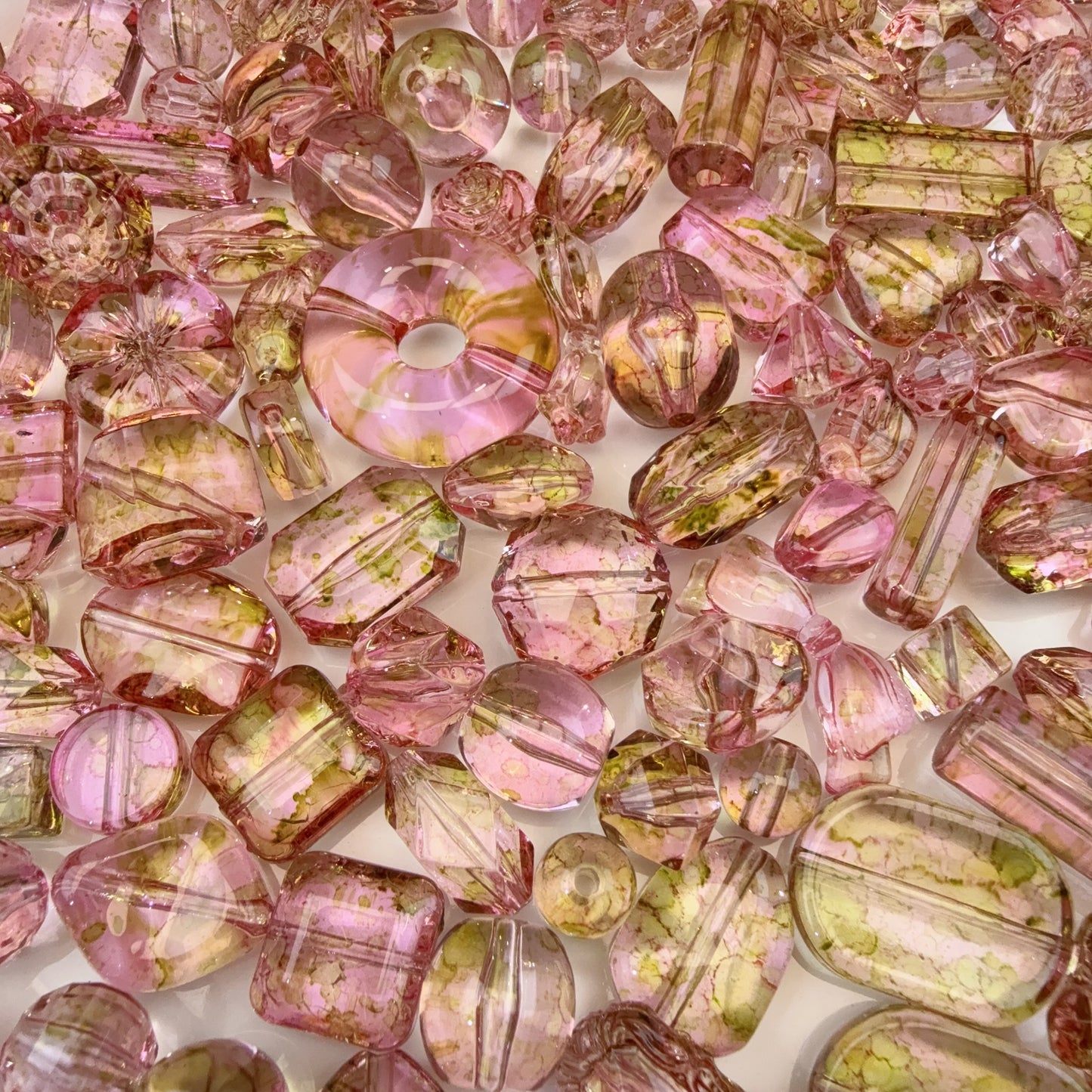 0 0今日新作 超クリアまだら アクリル混ぜ (1130)