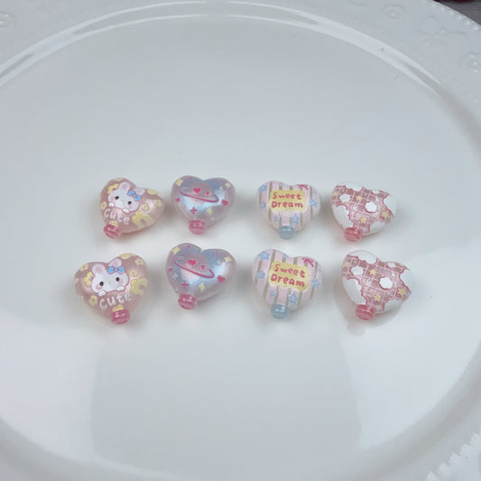 0 0今日新作 うさぎ風船ビーズ(0214)