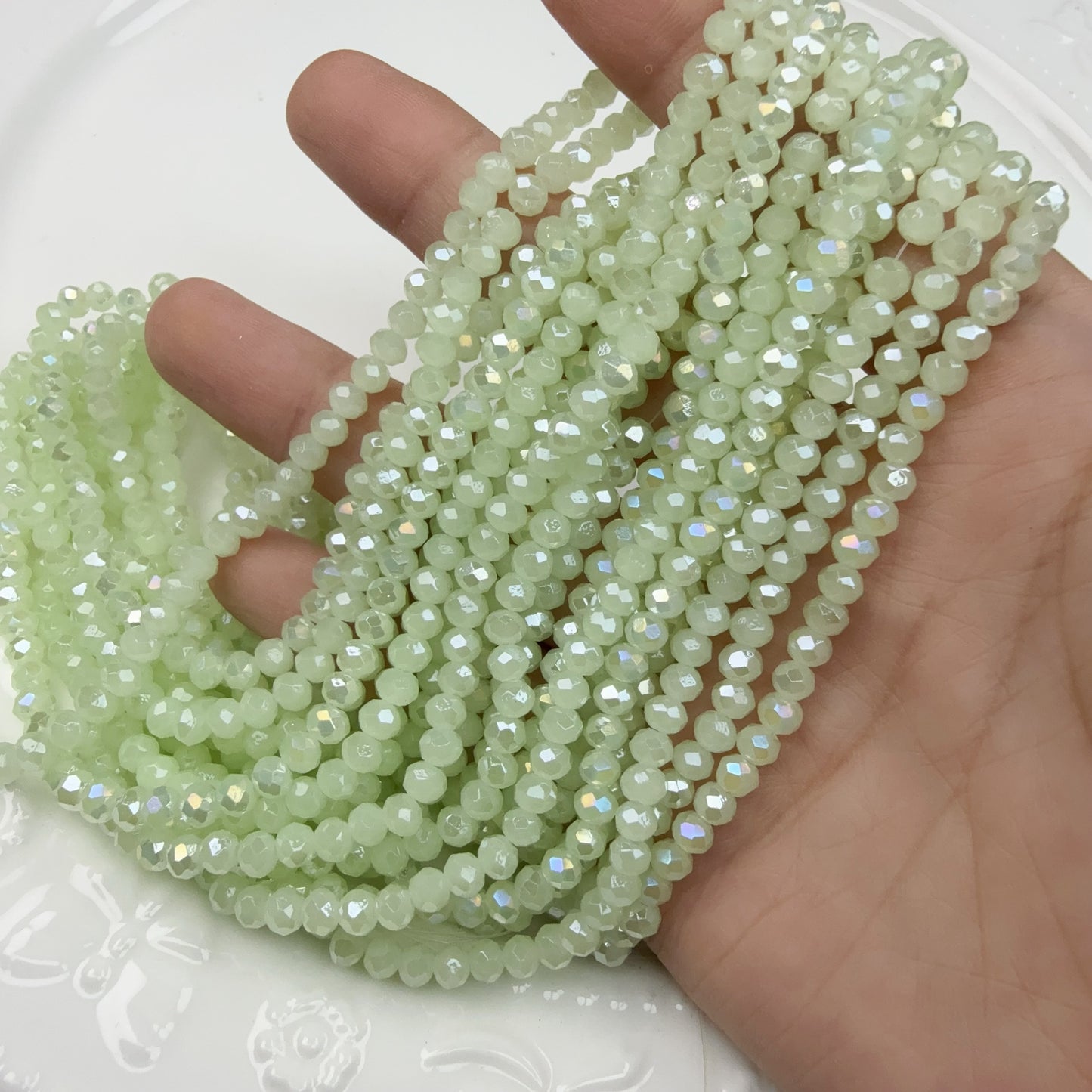 0 0今日新作 玉色キラキラ 4ミリ(0612)