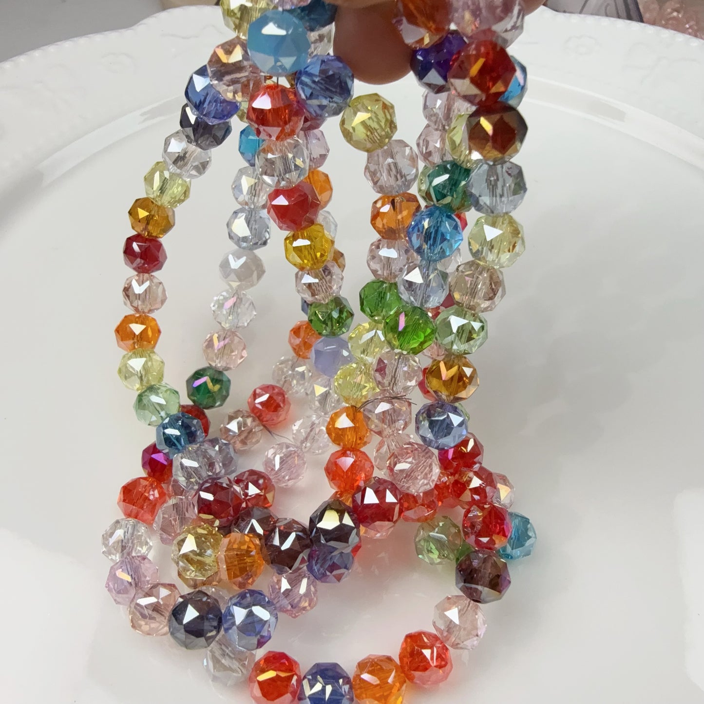 0 0今日新作 花ボールカット-8ミリ(1129)