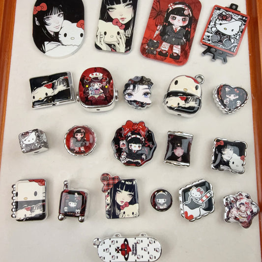 0 0今日新作 KT＆TME 銀台 アクリル混ぜ(1009)