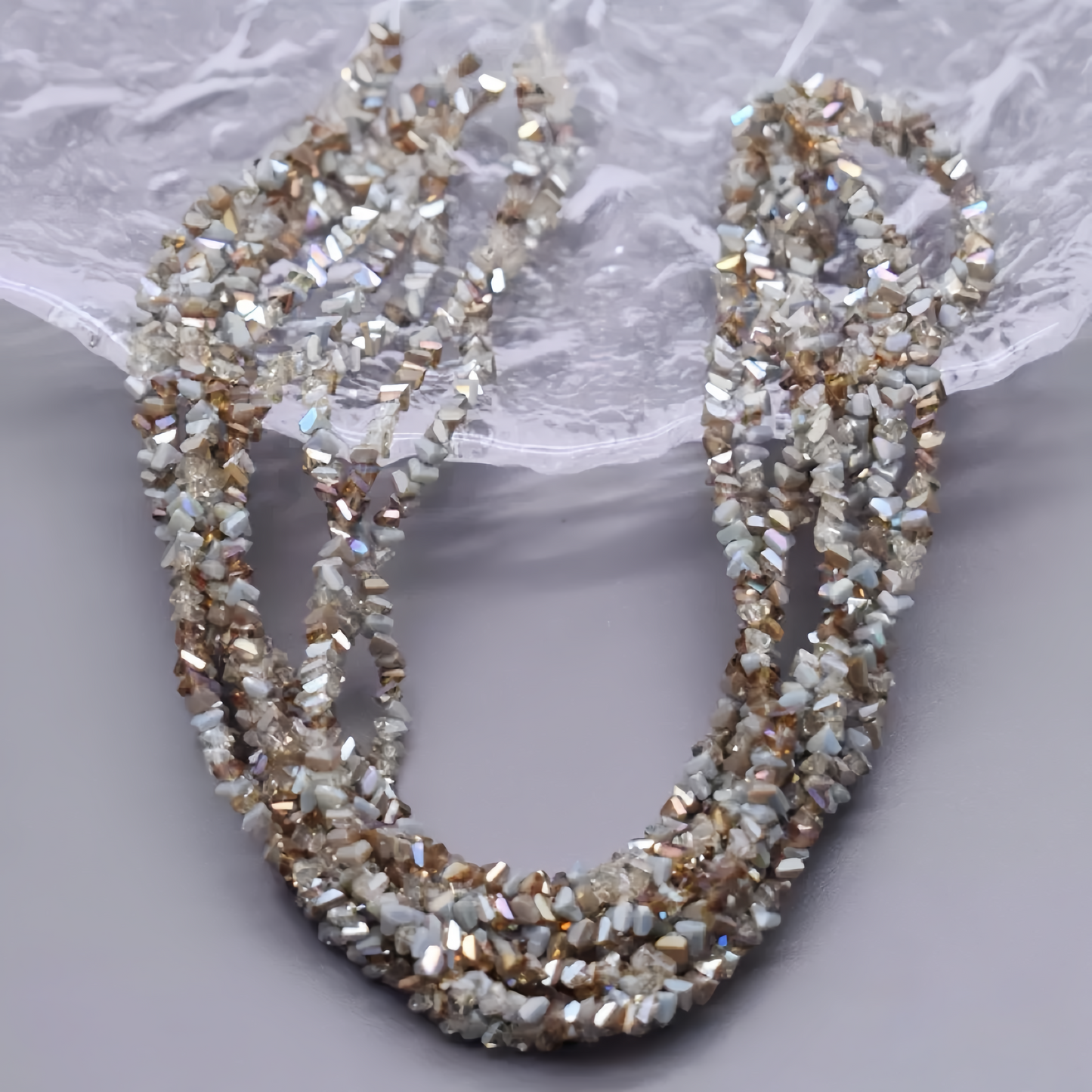 0 0今日新作 3MMパステル三角形カットー4ミリ(0107)