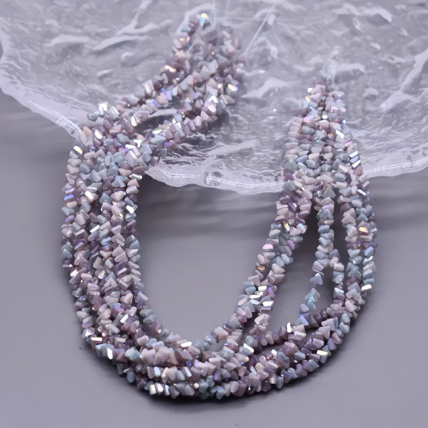 0 0今日新作 3MMパステル三角形カットー4ミリ(0107)