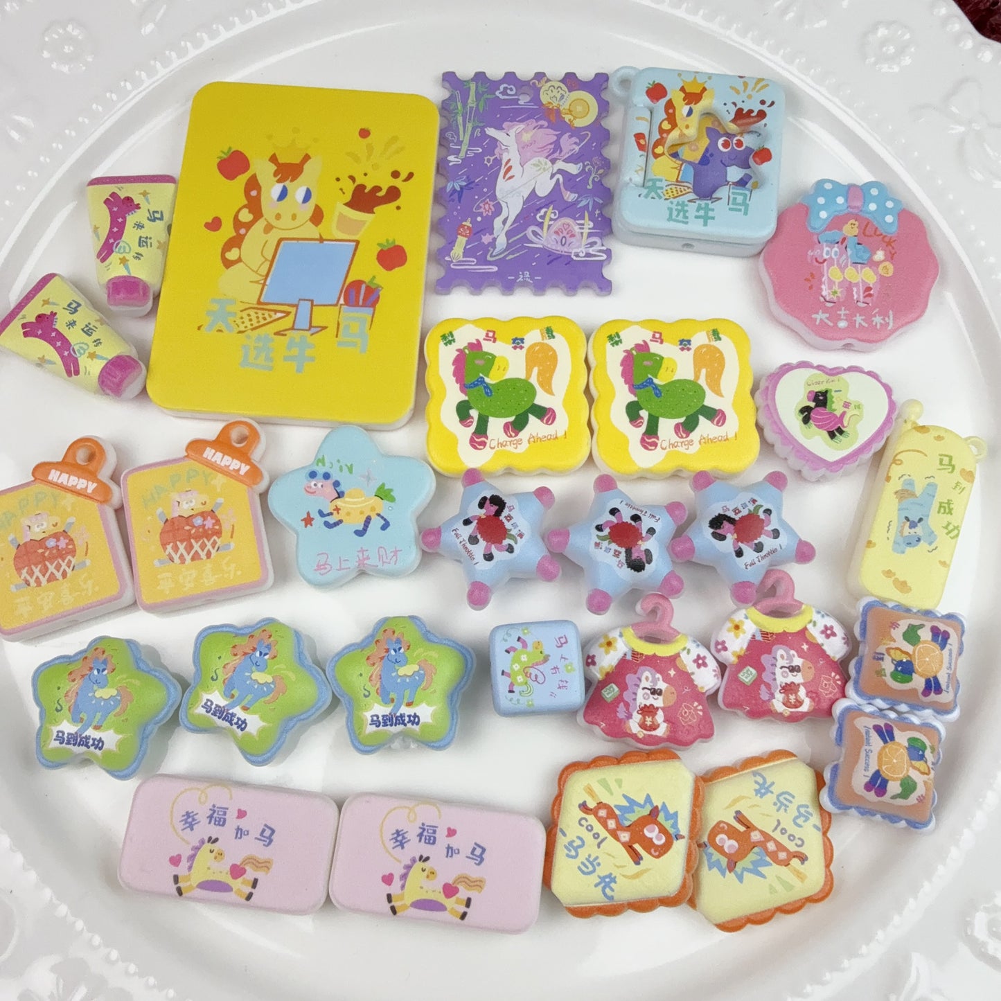 0 0今日新作 馬 アクリル混ぜ(1222)