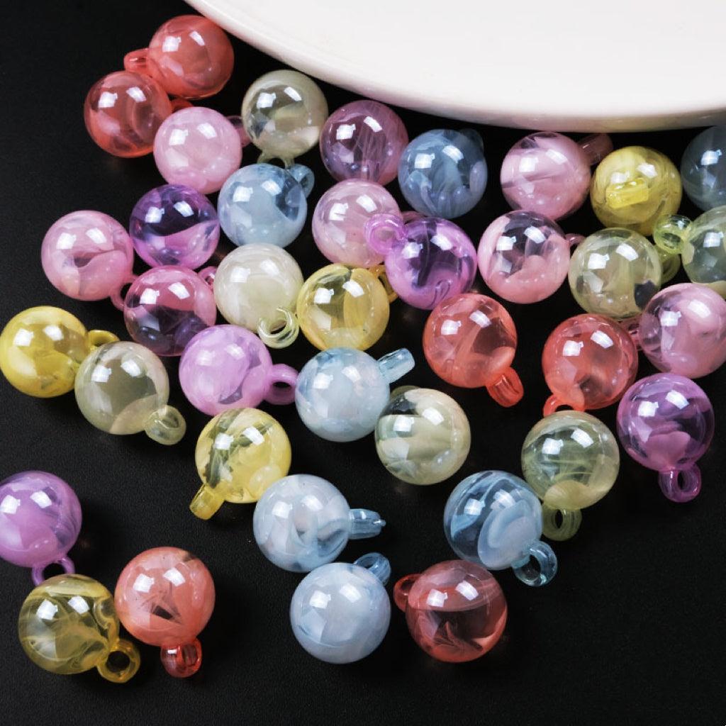 00 Today's new item: 2-color transparent cloud beads (restocked)