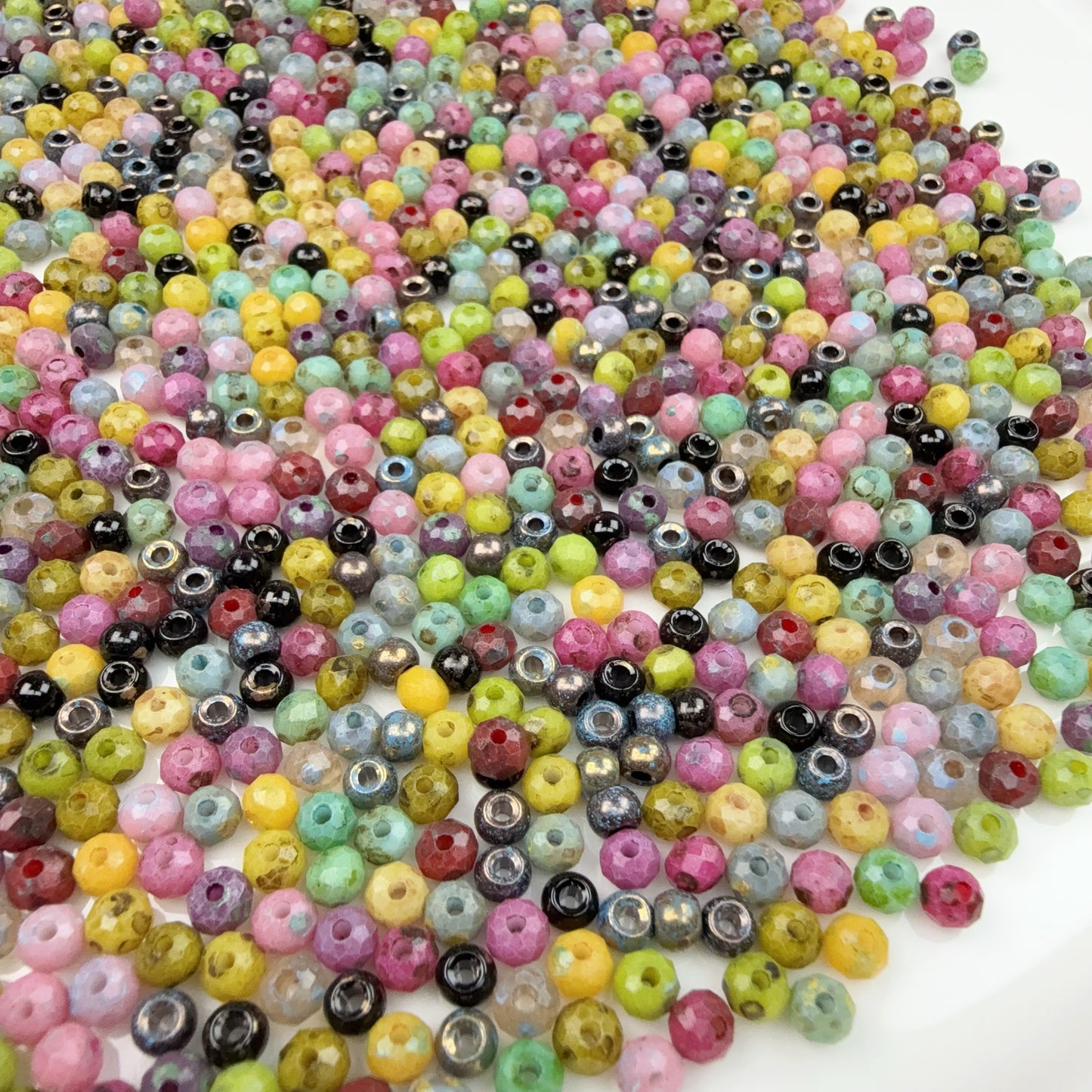 0 0今日新作 ピカソシードビーズ ー混ぜ (0818)