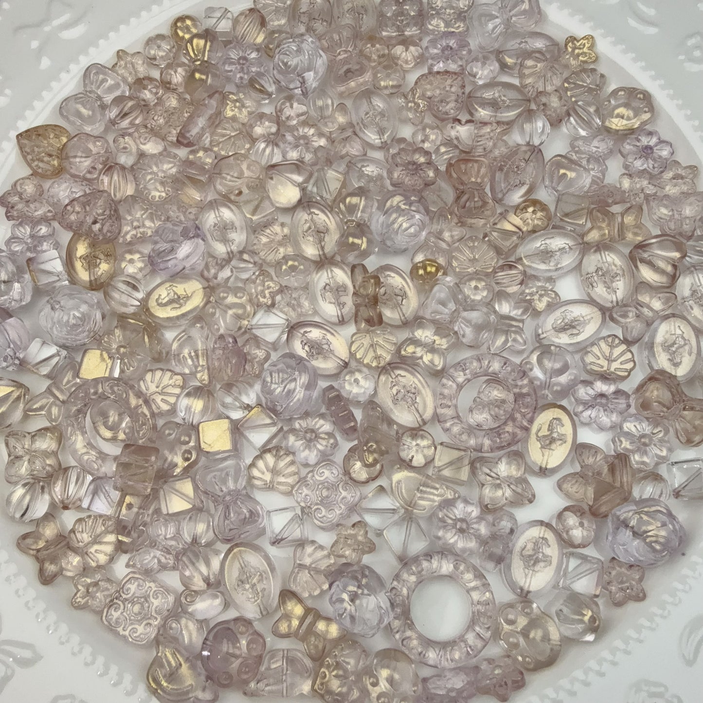 0 Today's new color Glass Baroque - Gold-sprinkled series (0416)