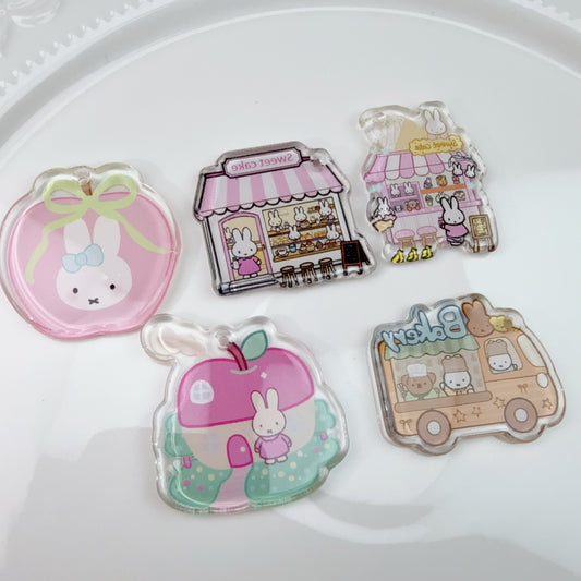 0 0今日新作 うさぎ＆ケーキ (0426)