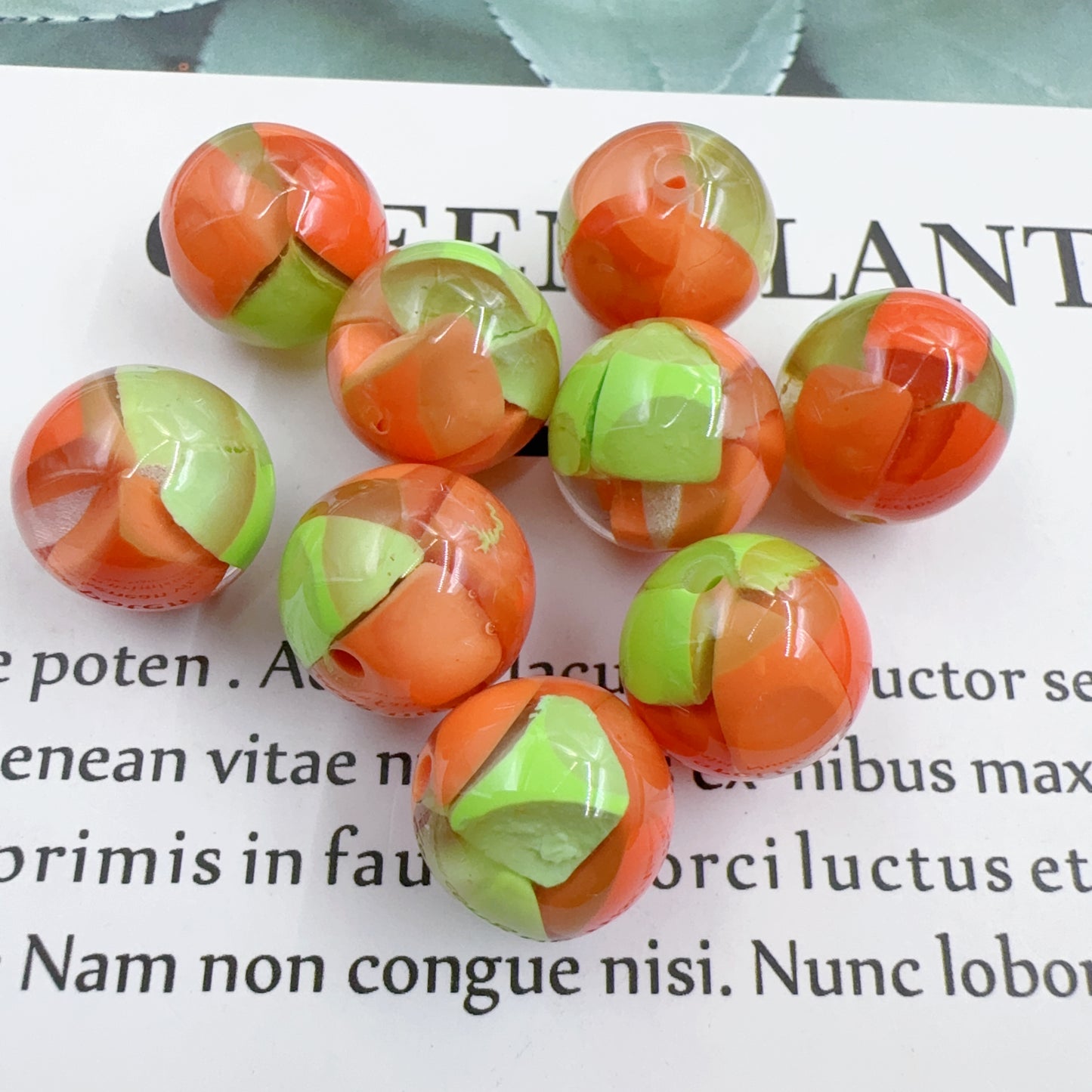 0 今日新作 チーズ 树脂ビーズ（1021）