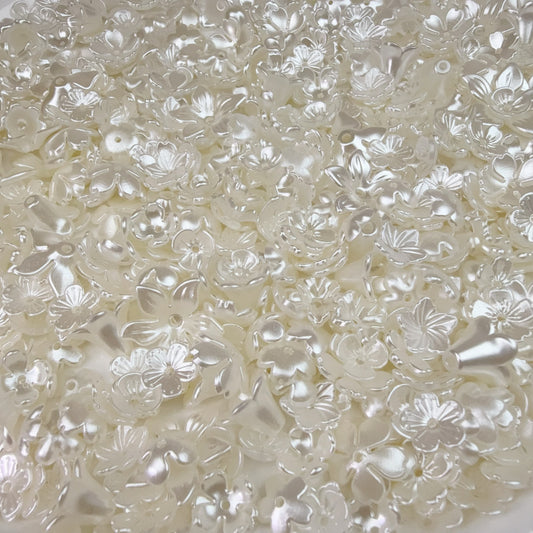 0 0今日新作 パールお花(0307)