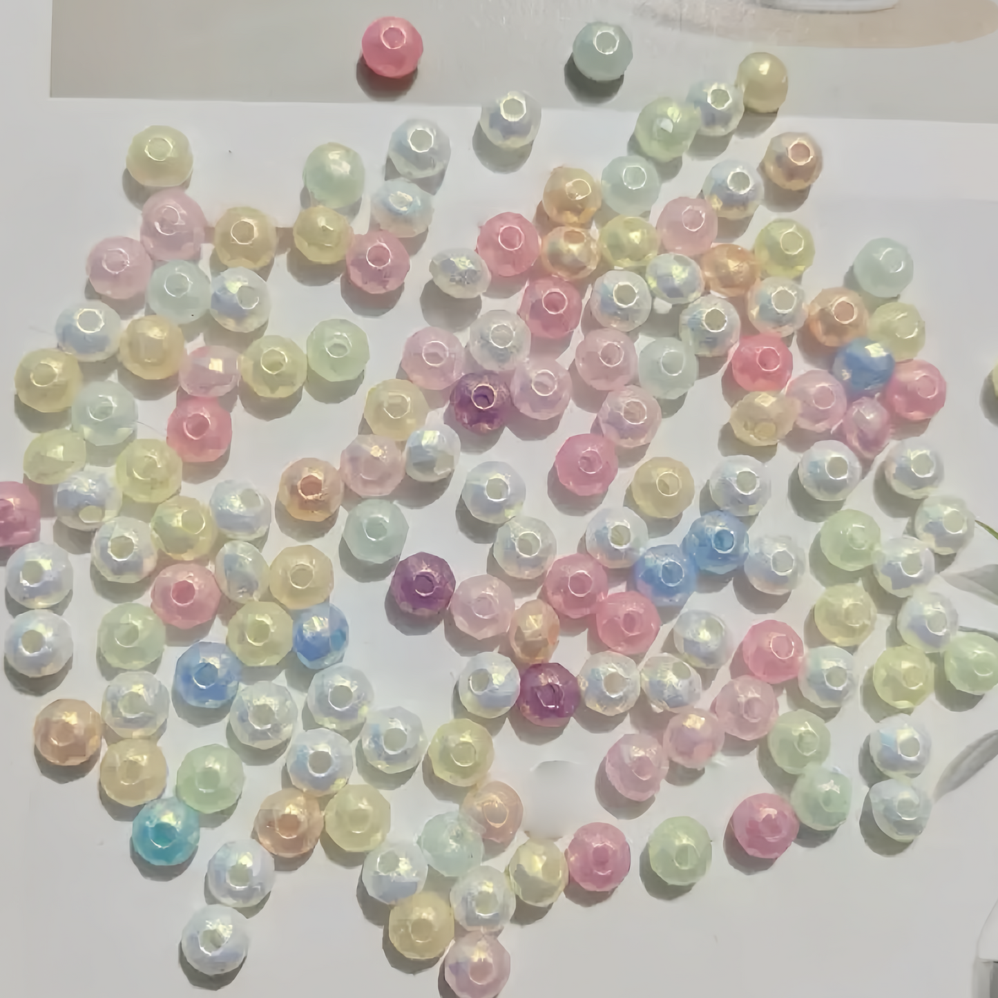 0 0今日新作 アクリルスペーサービーズーパールシェード金輝き(0131)